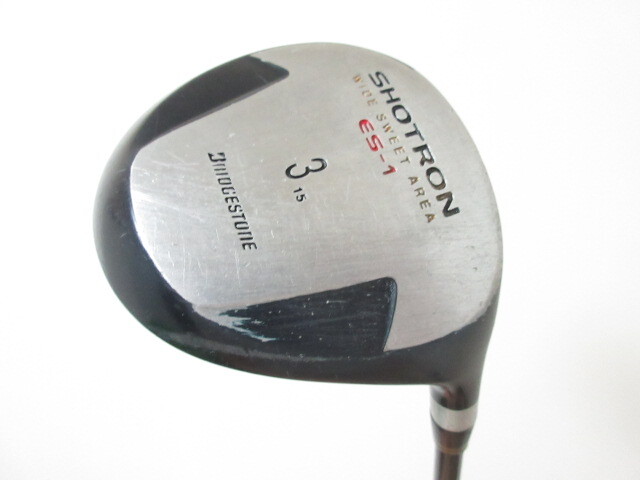 ブリヂストン◆◆ SHOTRON ES-1 フェアウェイ 3W-15度 オリジナルカーボン(R) ◆◆メンズ ゴルフクラブ FC40拍卖