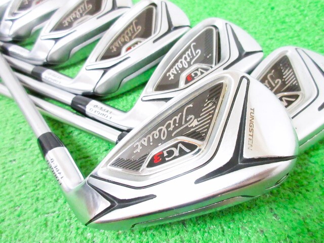 タイトリスト◆◆ VG3 TYPE-D 2018 アイアンセット 7本 #6-AS VGI(R) JP ◆◆日本仕様 Titleist タイプD ゴルフクラブ FC81拍卖