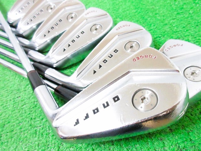 ダイワ◆◆ オノフ ONOFF FORGED KURO 2022 アイアンセット 7本 #4-Pw モーダス105(S) ◆◆フォージド クロ 黒 2021-'22 FC86拍卖