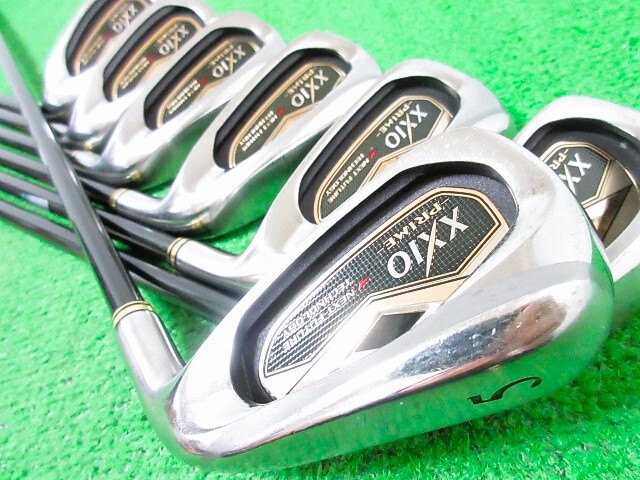 高級!!!◆◆ ダンロップ ゼクシオ プライム 2013 アイアンセット 7本 #5-Aw SP700(SR) ◆◆XXIO PRIME ゴルフクラブ FC87拍卖