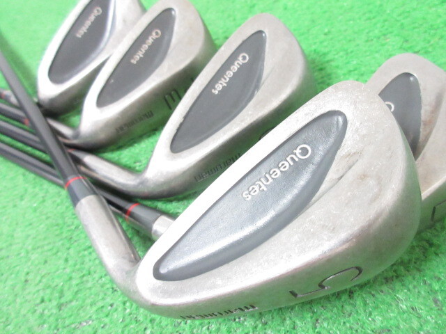 レディース◆◆ マルマン Queentes アイアン ハーフセット 5本 #5,7,9,Pw,Sw (L) ◆◆女性用 ゴルフクラブ EY05拍卖