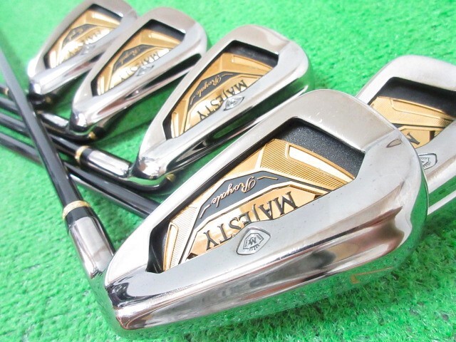状態良好!!!◆◆ 最高級 マルマン MAJESTY Royale アイアンセット 5本 #7-Pw LV-530(R) カバー付き ◆◆マジェスティ ロイヤル EY84拍卖