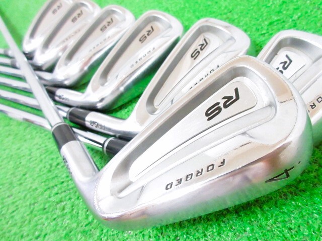 プロギア◆◆ RS フォージド 2018 アイアンセット 7本 #4-Pw SPEC STEELⅢ Ver.2 M-43(S) JP ◆◆PRGR FORGED ゴルフクラブ FB44拍卖