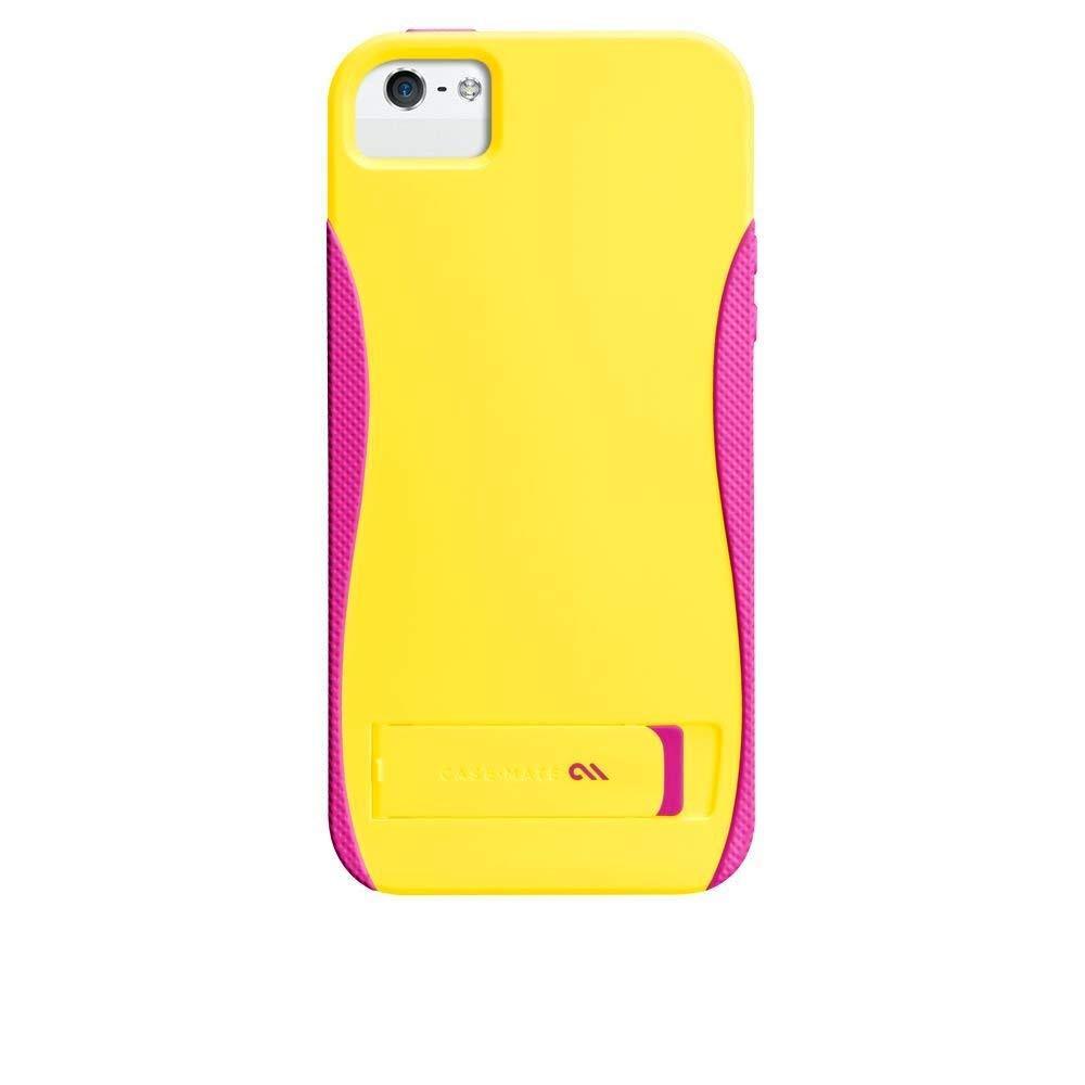 即決・送料込)【スタンド機能付き】Case-Mate iPhoneSE(第一世代,2016)/5s/5 POP! シームレス スタンド ケース Yellow/Pink拍卖