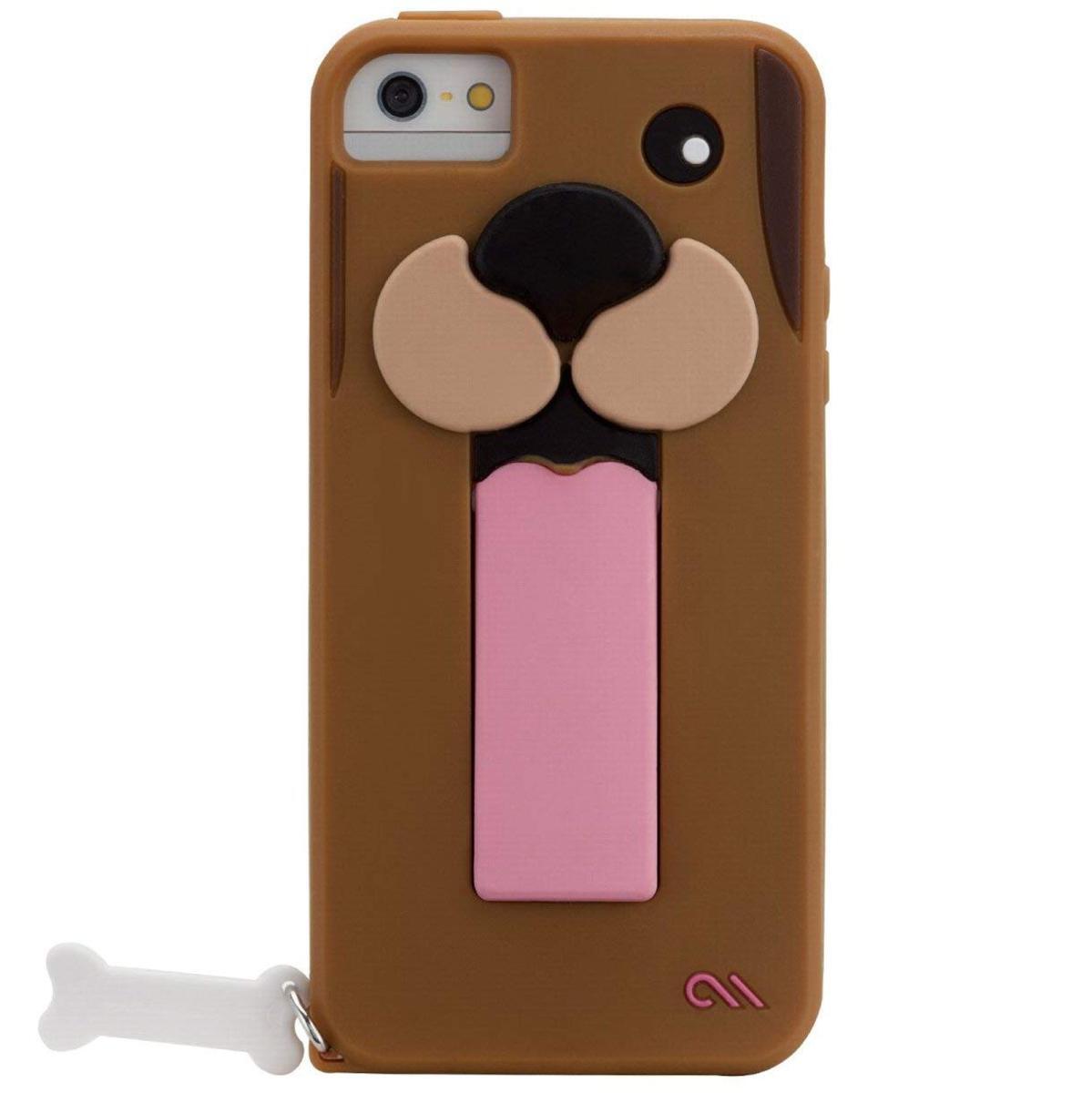 即決・送料込)【かわいくて実用的! 】Case-Mate iPhoneSE(第一世代,2016)/5s/5 スナップ クリーチャーズ: ケース ドッグ拍卖