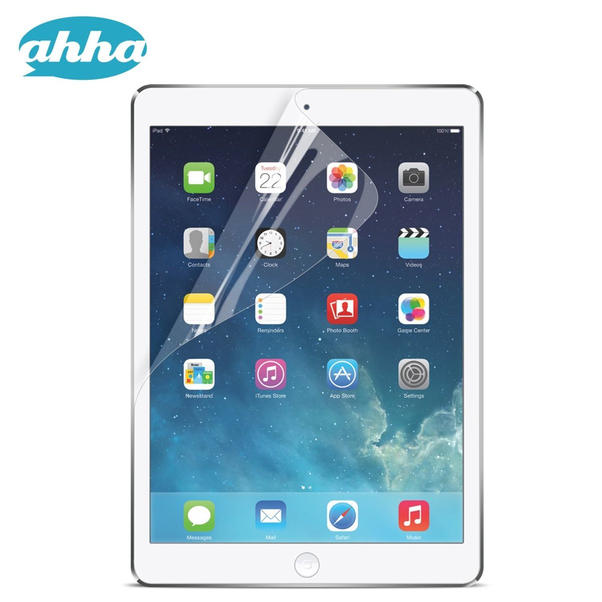 即決・送料込)【ノーマルタイプの液晶保護フィルム】ahha iPad Air 用液晶保護フィルム モンシールド クリアー拍卖