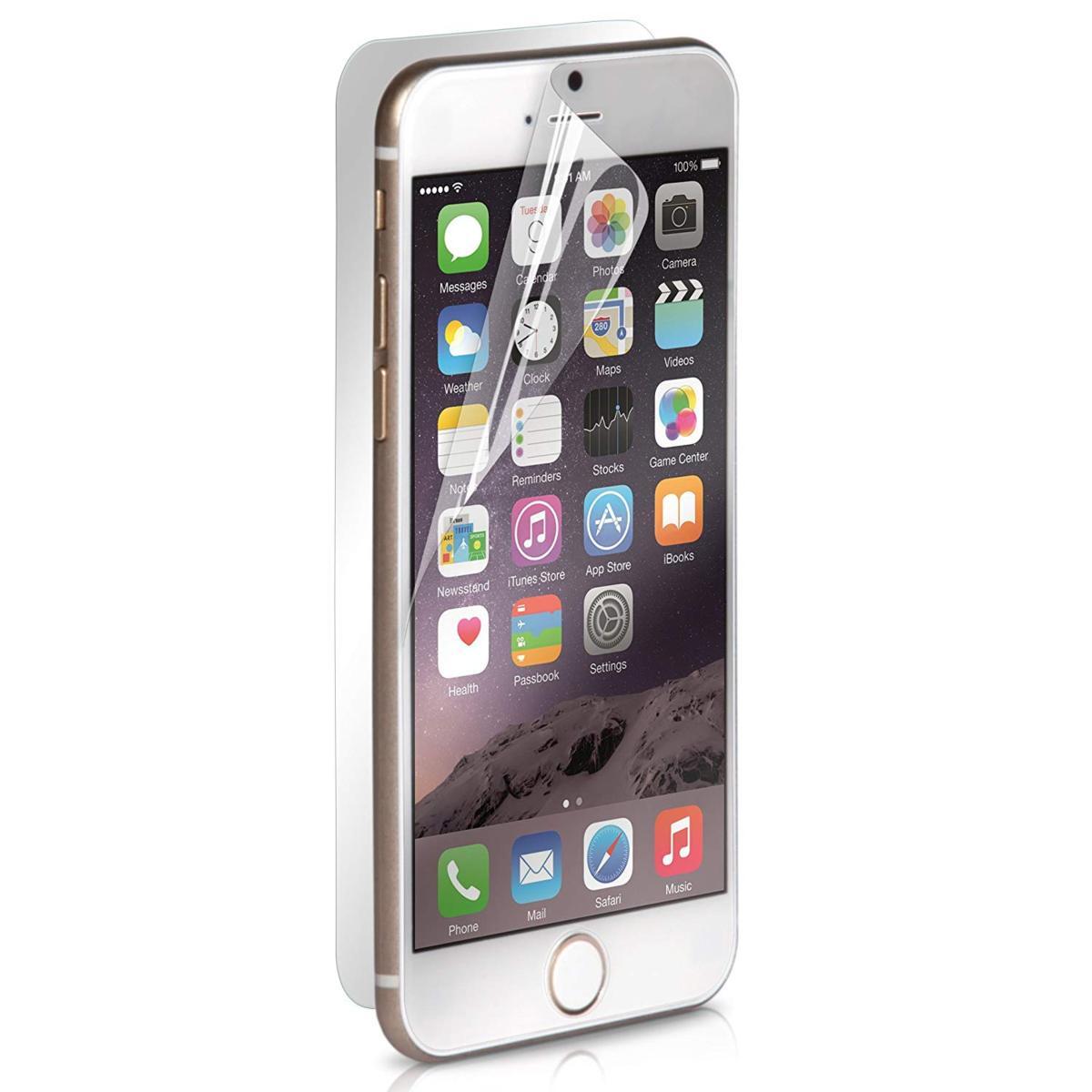 即決・送料込)【液晶+背面フィルムセット】ahha iPhone 6s Plus/6 Plus フルシールド アンチフィンガープリント拍卖