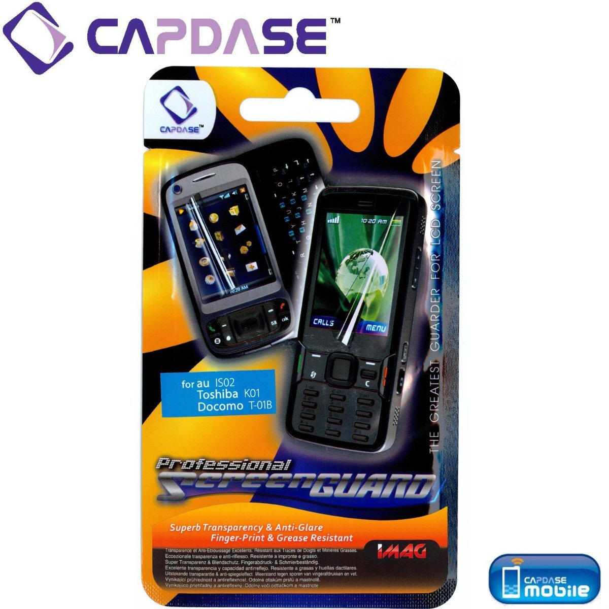 即決・送料込) CAPDASE docomo T-01B/au IS02 「ツヤ消しタイプ」 液晶保護シート SPTBK01S-G拍卖