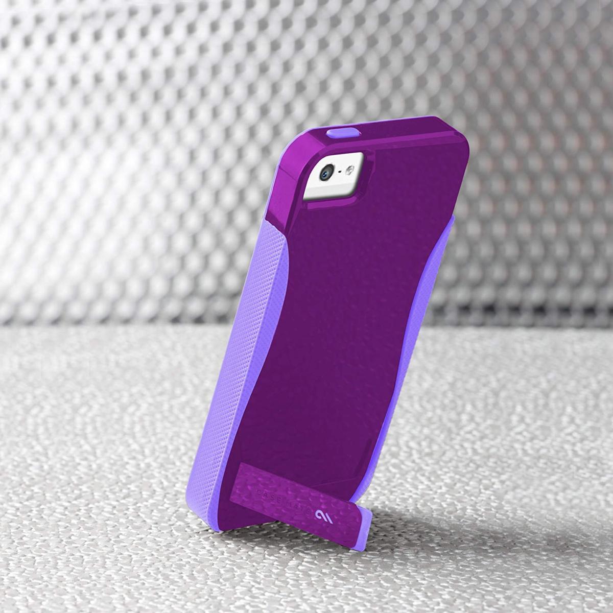 即決・送料無料)【スタンド機能付きケース】Case-Mate iPhone SE(第一世代,2016)/5s/5 POP! with Stand Case Violet Purple/Iris拍卖