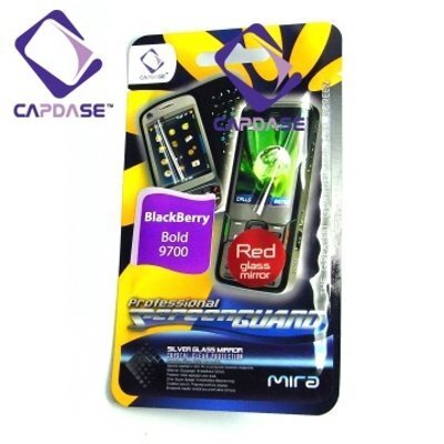即決・送料込) CAPDASE BlackBerry Bold 9780/9700「レッド ミラー タイプ」液晶保護シート拍卖