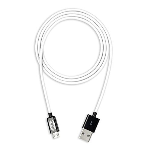 即決・送料込)【1メートルのMicroUSBケーブル】ahha 通信 & 充電 用 Micro USB - USB 2.0 Cable 1m JellyString Speed White拍卖