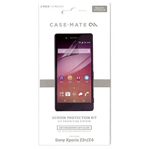 即決・送料無料)【お得な液晶保護フィルム2枚セット】Case-Mate Xperia Z4 SO-03G/SOV31/402SO Screen Protector Anti-Finger Print拍卖