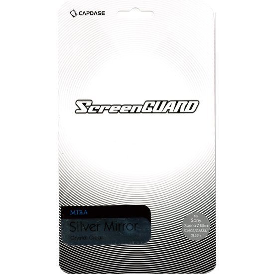 即決・送料込)【ミラーになる液晶保護フィルム】CAPDASE Xperia Z Ultra SOL24 ScreenGurad Silver mira シルバーミラー拍卖
