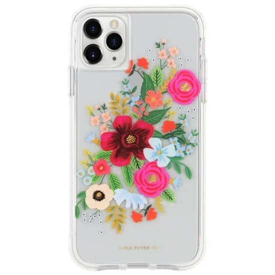 即決・送料込)【Rifle Paper Co】iPhone 11 Pro Case RIFLE PAPER - Wild Rose拍卖