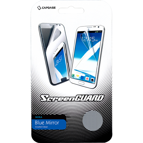 即決・送料込) CAPDASE Samsung GALAXY Note 2 SC-02E Screen GUARD Blue mira「ブルー・グラス ミラータイプ」液晶保護フィルム拍卖