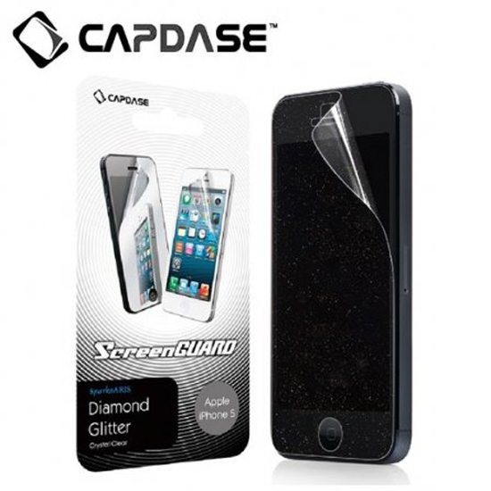 即決・送料込)【キラキラ輝く液晶保護フィルム】CAPDASE ScreenGuard iPhone SE(第一世代,2016)/5s/5 Sparko ARiS「スパルコ光沢タイプ」拍卖