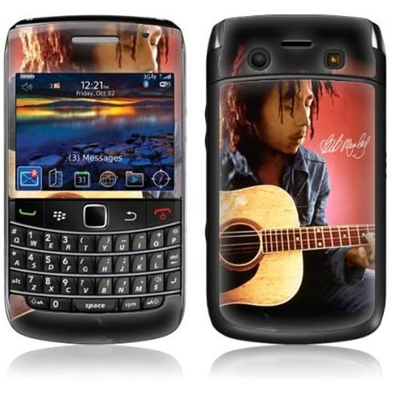 即決・送料込)【背面保護シートにボブ・マーリーをプリント】Music Skins BlackBerry Bold 9780/9700 - ボブ マーリー - Guitar拍卖