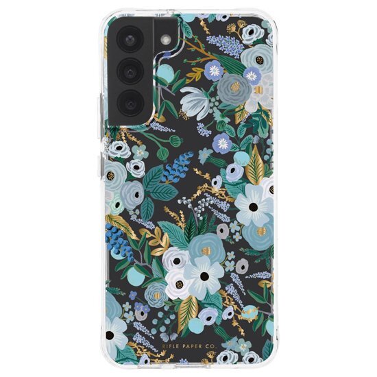 即決・送料込)【RiflePaperとのコラボケース】Case-Mate Galaxy S22+(Plus) RIFLE PAPER - Garden Party Blue拍卖