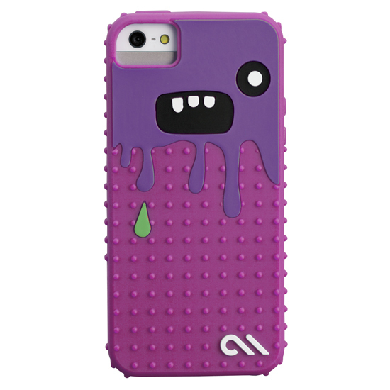 即決・送料込)【かわいいソフトケース】Case-Mate iPhoneSE(第一世代,2016)/5s/5 クリーチャーズ: モンスタ ダークピンク/パープル拍卖