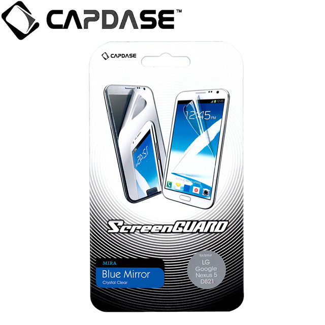即決・送料込)【鏡のようになる液晶保護フィルム】CAPDASE EMOBILE Nexus 5 Screen Guard Mira Blue「ブルーミラー」拍卖
