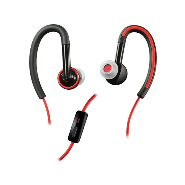 即決・送料込)【Motorola純正 ジョギングに最適のヘッドセット】Motorola Sports Stereo Headset SF200 (3.5mm) Black/Red拍卖