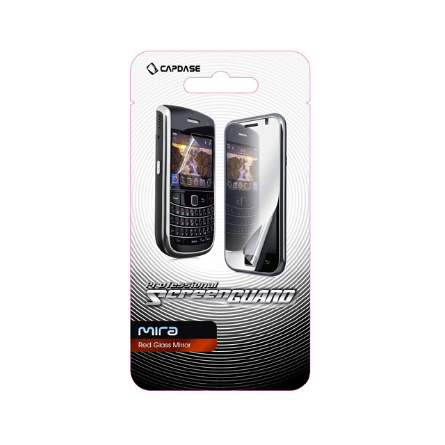 即決・送料込) CAPDASE BlackBerry Curve 9350/9360/9370 共用 ScreenGuard red mira「レッドミラー」液晶保護フィルム拍卖