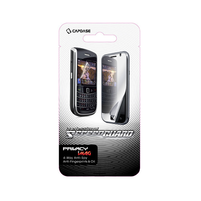 即決・送料込) CAPDASE BlackBerry Curve 9350/9360/9370 共用 ScreenGuard PRIVACY iMAG「ツヤ消し・プライバシー」液晶保護フィルム拍卖
