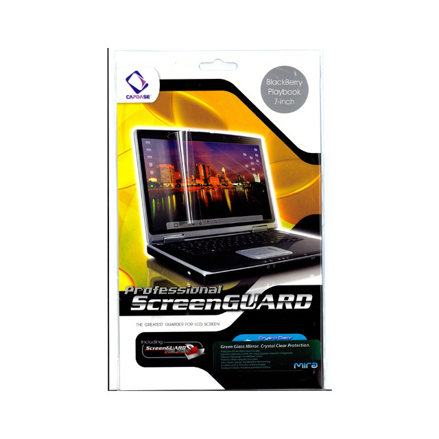 即決・送料込) CAPDASE BlackBerry PlayBook/PlayBook 4G LTE ScreenGuard Green mira「グリーン」液晶保護フィルム拍卖