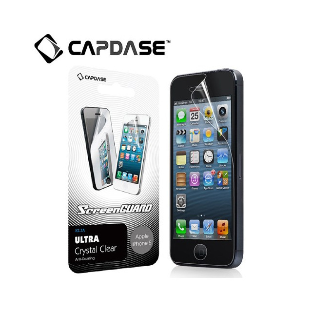 即決・送料込)【人気の液晶保護フィルム】CAPDASE ScreenGuard Klia iPhone SE(第一世代,2016)/5s/5 「ハイパー・クリアー 光沢」拍卖