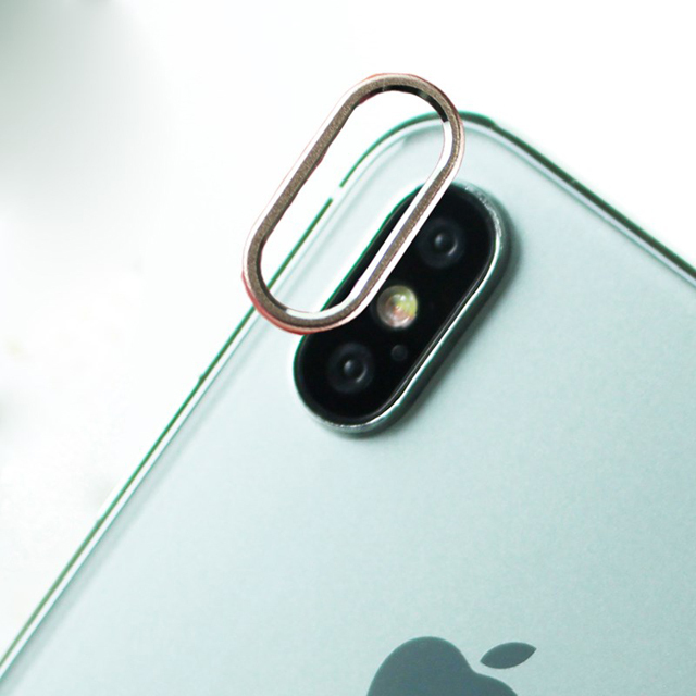 即決・送料込)【iPhoneXのカメラを保護!】GauGau iPhoneX Camera Lens Protector Rose Gold拍卖