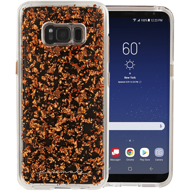即決・送料込)【ローズゴールド箔を使ったケース】Case-Mate Galaxy S8+ docomo SC-03J/au SCV35 Karat Rose Gold拍卖