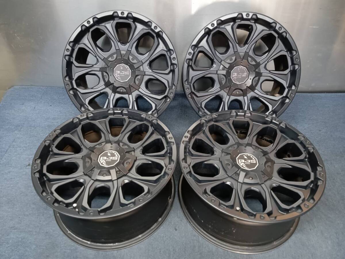 ★希少品★ WORK CRAG BJS 17×8J +20 6H-139.7 4本セット プラド・ハイラックス・サーフ等拍卖