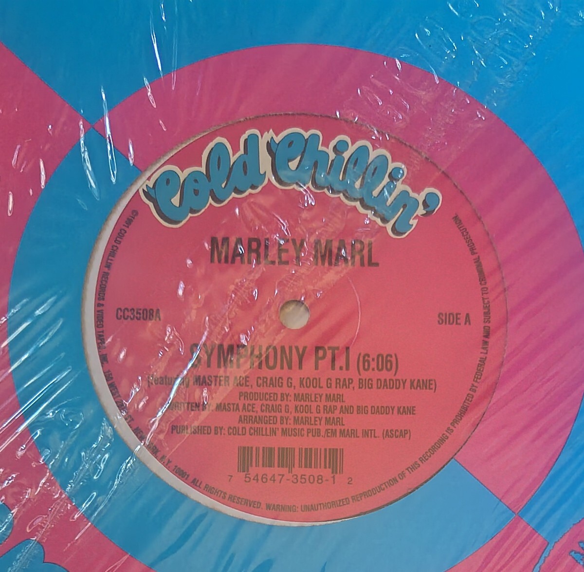 Marley Marl The Symphony Pt. I / The Symphony Pt. II/Cold Chillin' CC3508/1998年US盤拍卖