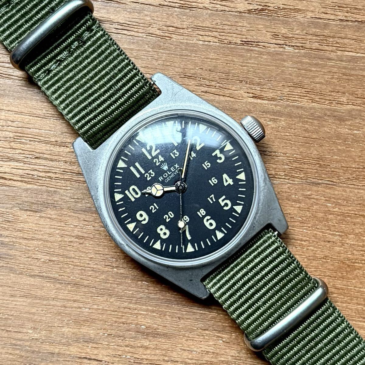 ロレックス ROLEX ミリタリー アンティーク 手巻き ジャンク ビンテージ ベトナム戦争 腕時計ミリタリーウォッチ 稼働品 機械式 軍用時計拍卖