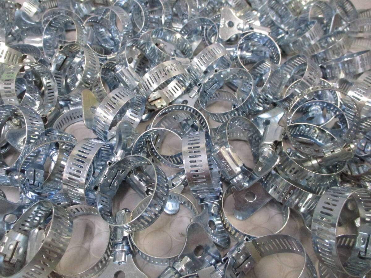 《大量・未使用》◇ホースバンド ホースクリップ 蝶ねじタイプ◇150個セット■O-198拍卖