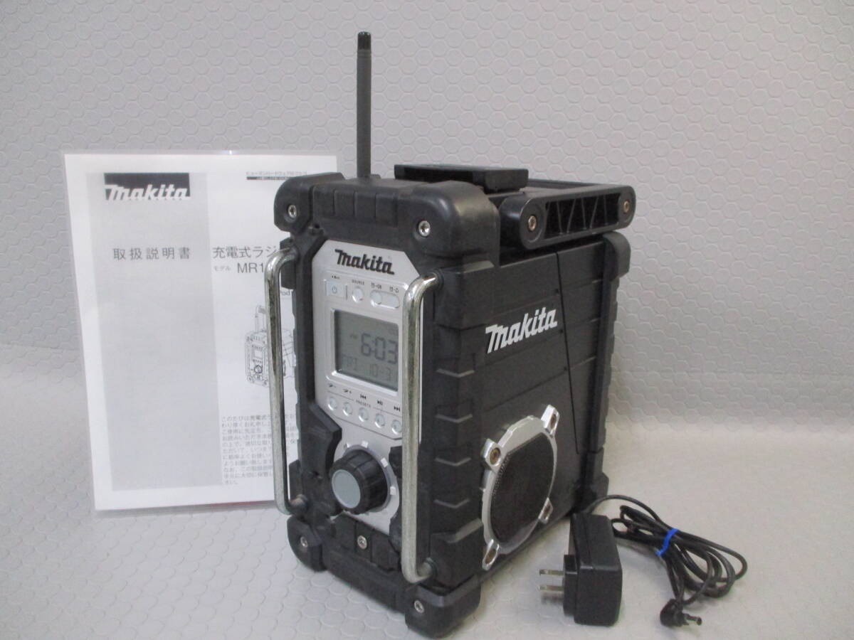マキタ 充電式ラジオ MR103(本体のみ/ACアダプター付)■O-212拍卖
