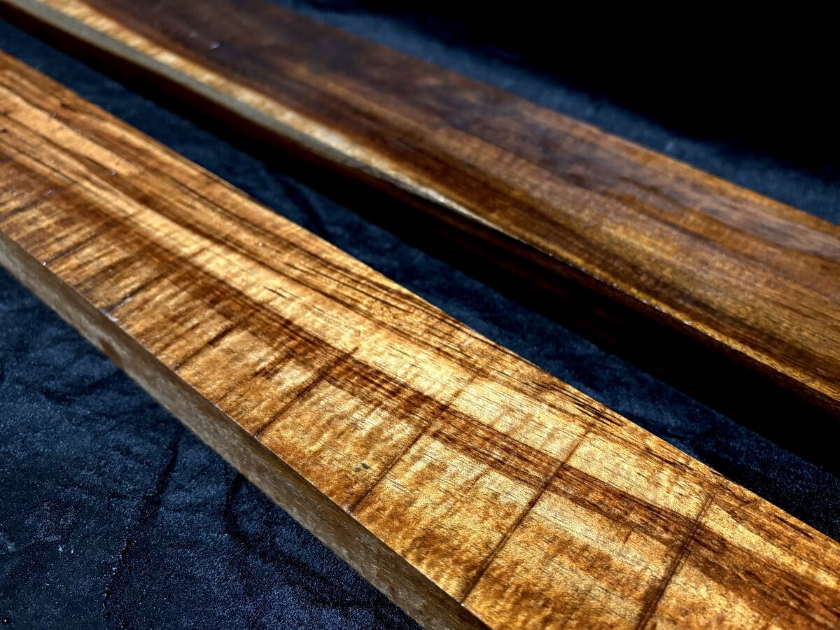 極上2Aグレードブラックカーリーハワイアンコア☆2本セット☆ No.523拍卖