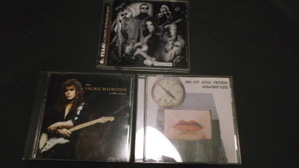 ロック・レジェンズ・ベストCD3枚セット エアロスミス、レッド・ホット・チリ・ペッパーズ、イングヴェイ・マルムスティーン拍卖