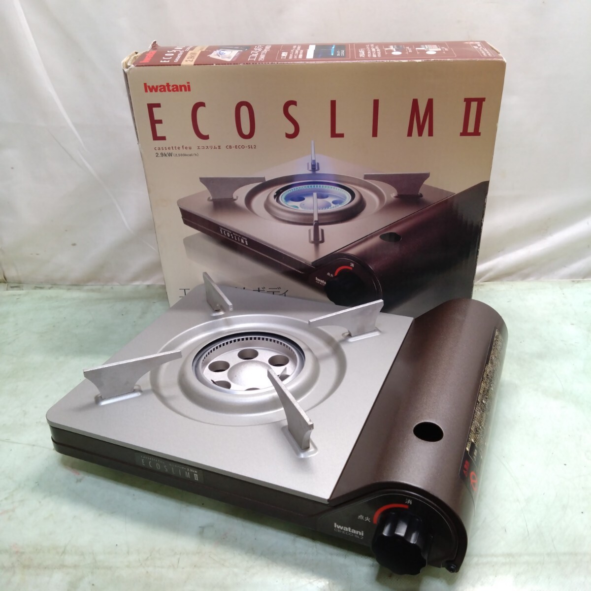 Iwatani/イワタニ カセットコンロ カセットフー エコスリムⅡ CB-ECO-SL2 卓上コンロ 薄型拍卖