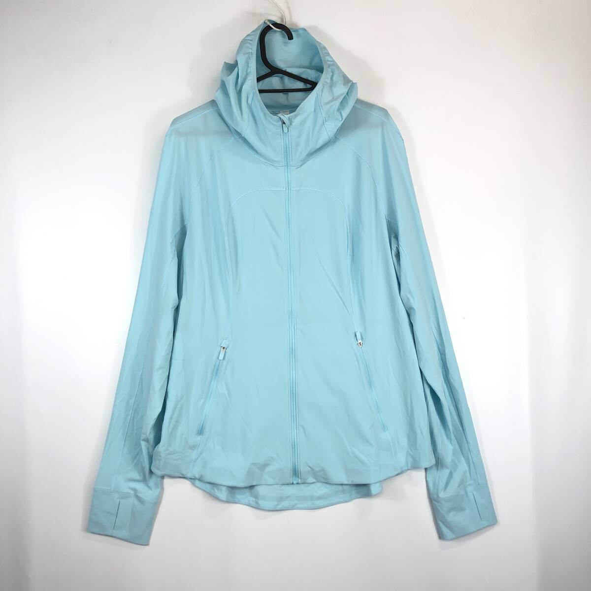 Lululemon ルルレモン ナイロンパーカー 水色 12サイズ拍卖