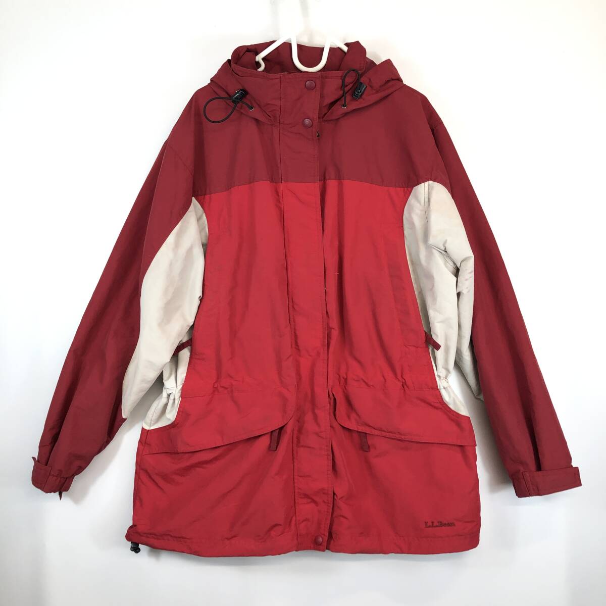 L.L.BEAN エルエルビーン マウンテンパーカー ワインレッド系 レディースXLサイズ 0WV87拍卖