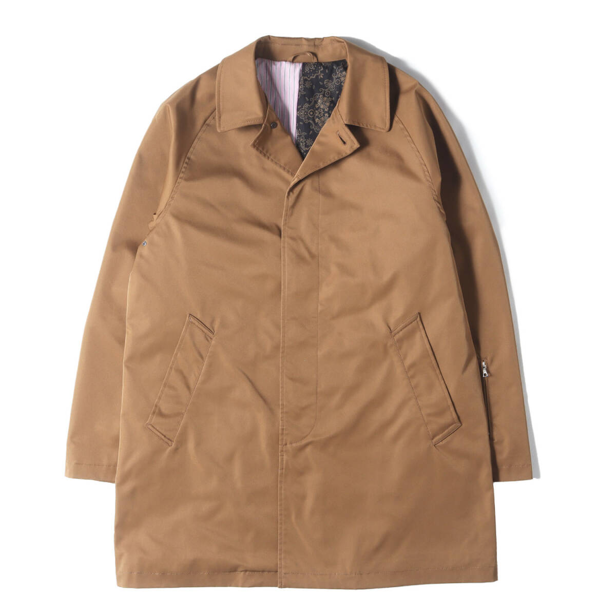 【美品】SOPHNET ソフネット コート ベージュ サイズ:S | 20SS ストレッチポリエステルツイル ステンカラーコート (SOUTIEN COLLAR COAT)拍卖