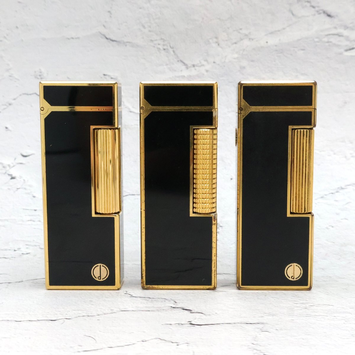 ダンヒル ライター 3点 ブラックラッカー ※火花未確認◆おたからや【S-LI01849】拍卖