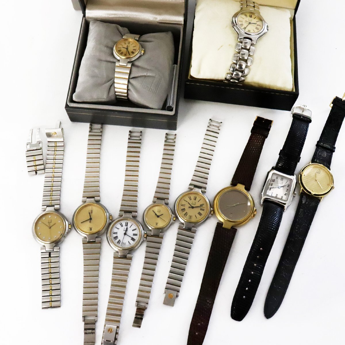 ジャンク時計☆dunhill(ダンヒル)メンズ・レディースウォッチ 10点 おまとめ ※動作未確認 ◆おたからや【x-JW03694】拍卖