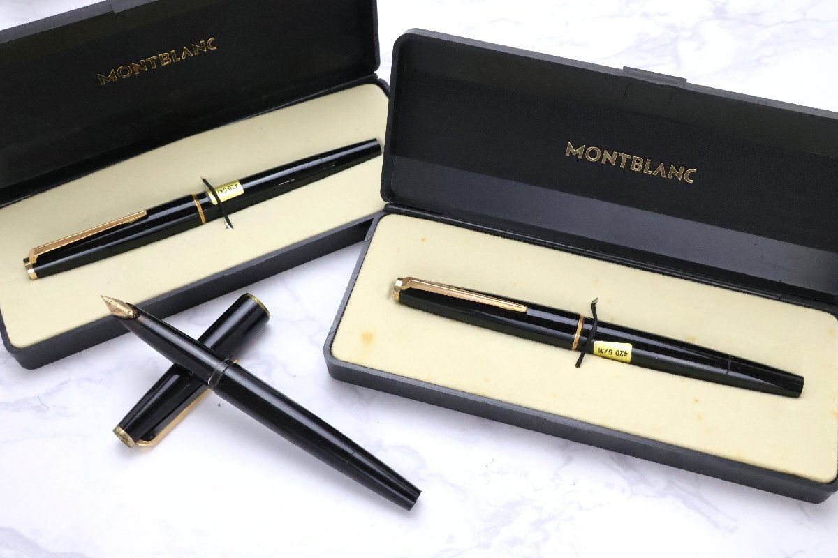 モンブラン MontBlanc 万年筆 420 585 3点 上部ロゴ無×1/下部ロゴ無×1 ジャンク品 ※筆記未確認◆おたからや【B-PE01577】拍卖