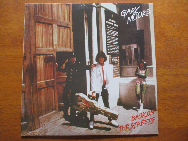 【LP】GARY MOORE ゲイリー・ムーア / BACK ON THE STREETS ※パリの散歩道 phil lynott拍卖
