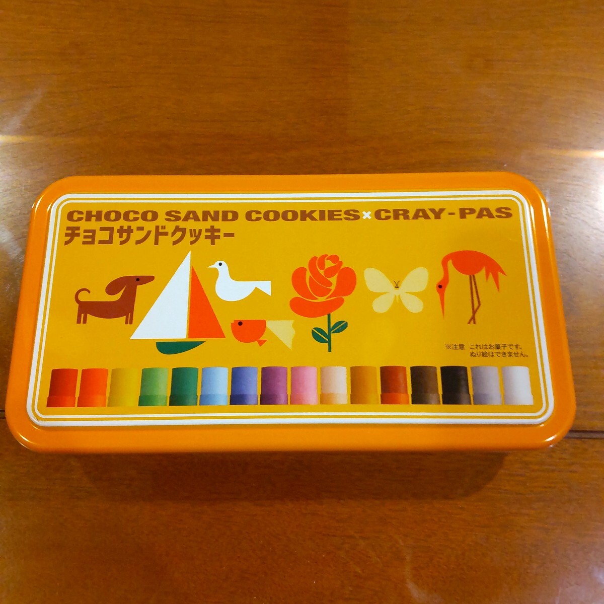 お菓子缶 空箱 サクラクレパス スチール缶 西日本限定拍卖