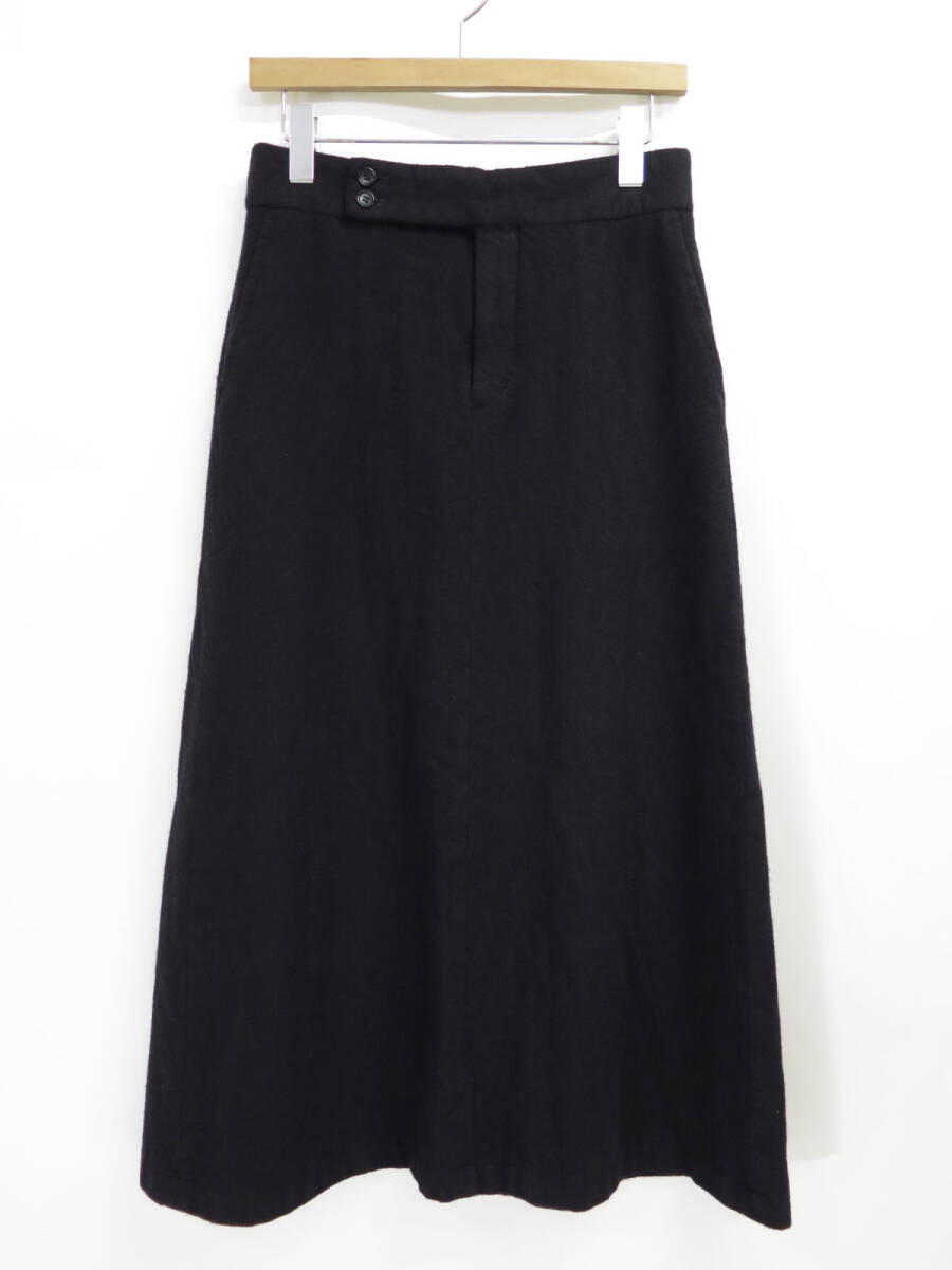 2000 COMME des GARCONS WOOL GARMENT MILLED FLARE LONG SKIRT VINTAGE コムデギャルソン ウール 縮絨 フレア ロング スカート ビンテージ拍卖
