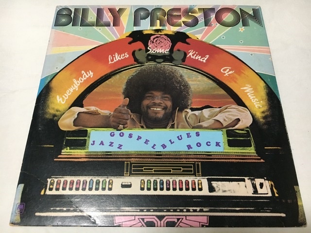 BILLY PRESTON EVERYBODY LIKES SOME KIND OF MUSIC LP ビリー プレストン 拍卖