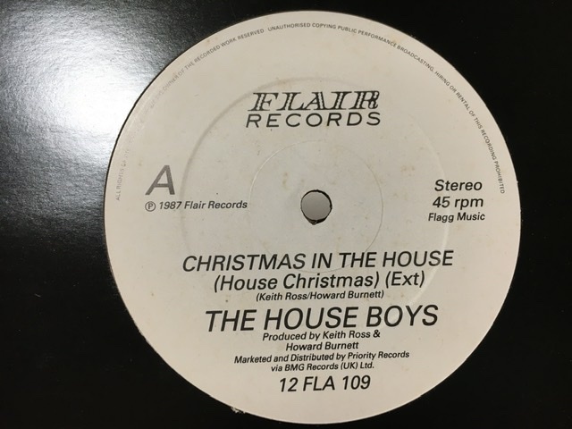 THE HOUSE BOYS CHRISTMAS IN THE HOUSE 12inch ハウス ボーイズ クリスマス拍卖